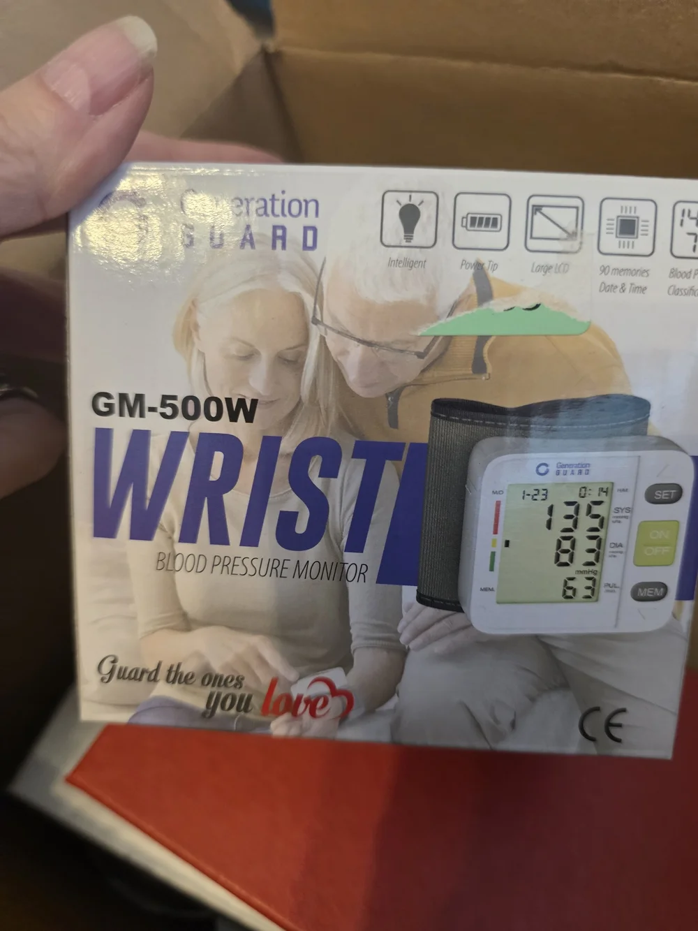 Generation Guard GM-500W Wrist Blood Pressure Monitor